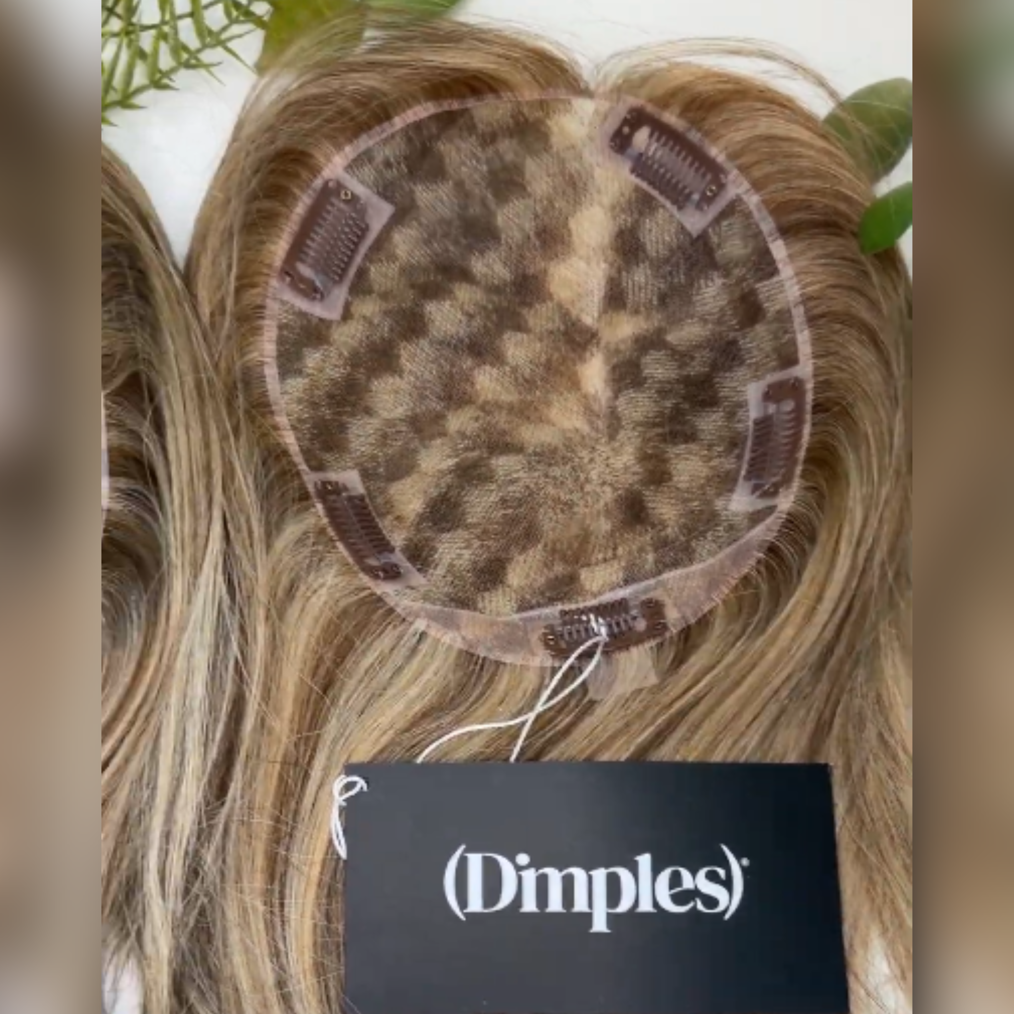 Clio 12 L PLUS | Remy Human Hair Topper (Reinforced Hand-Tied Base)