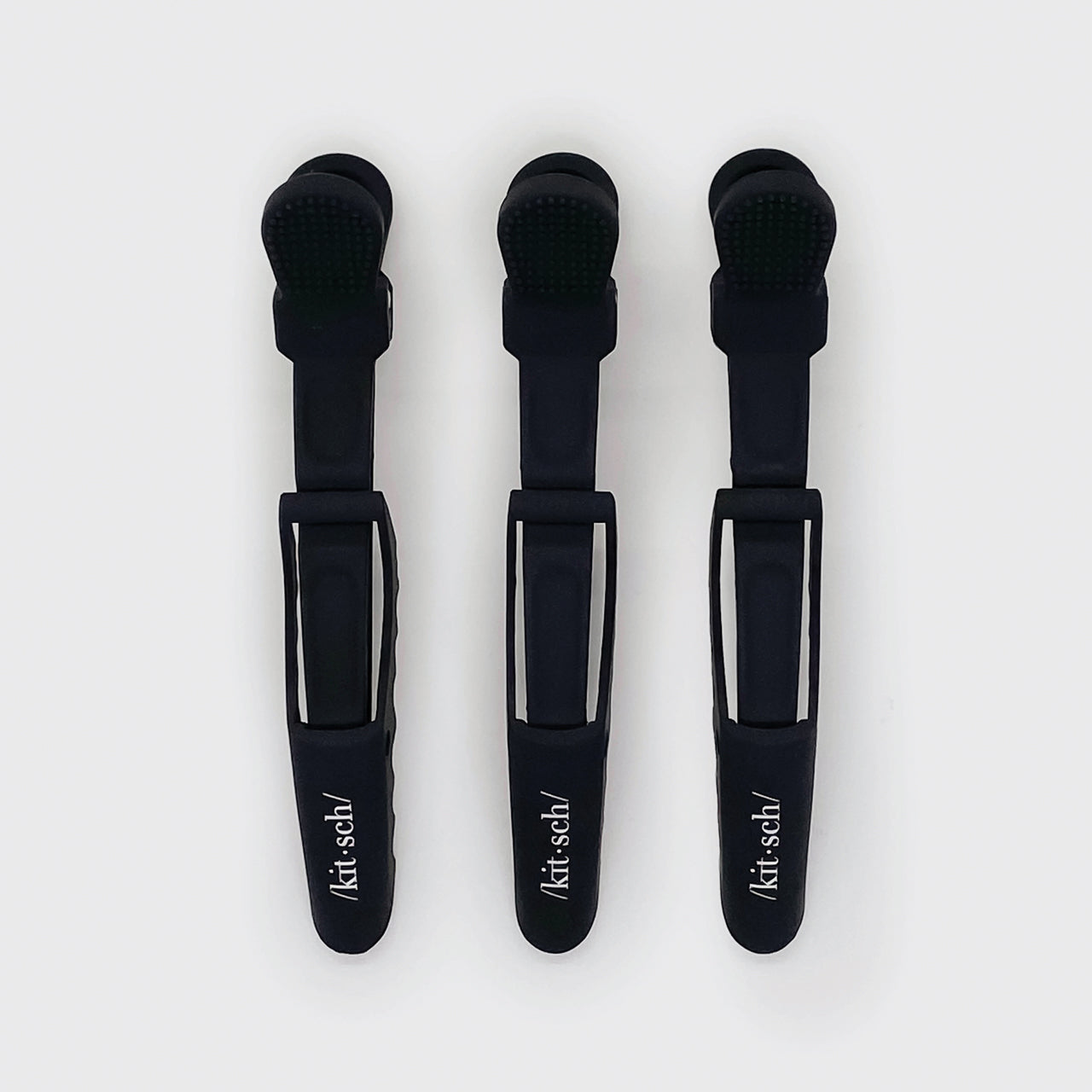 3416-NoSlipCrocodileClip-3pc-KitschPro-Black