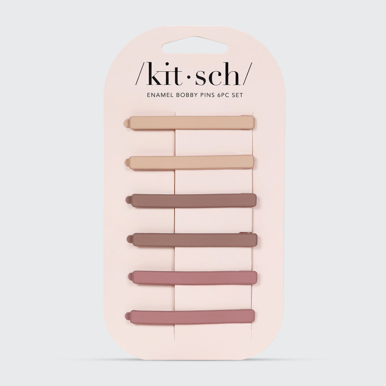 60060-EnamelBobbyPins-6pc-Hair-Terracotta-pkg