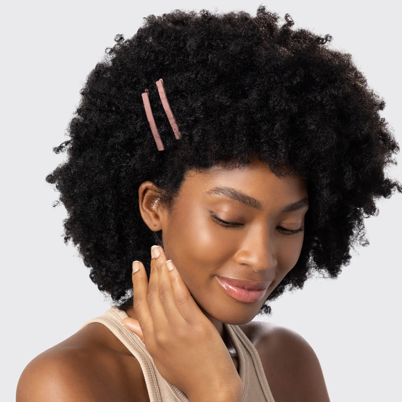 60060-EnamelBobbyPins-6pc-Model-Hair-Terracotta