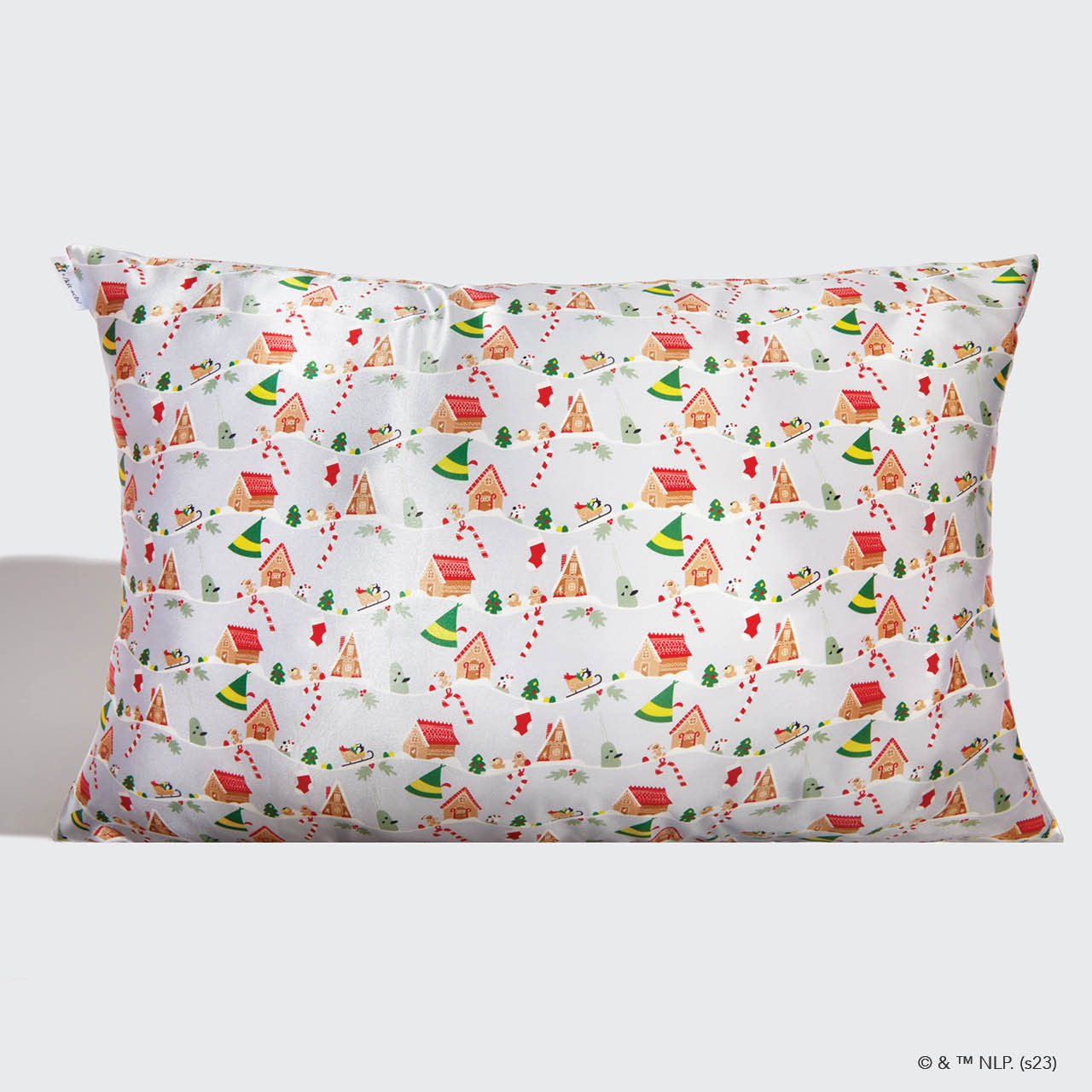 61951-ElfxKitsch-SatinPillowcase-PeriwinkleChristmas