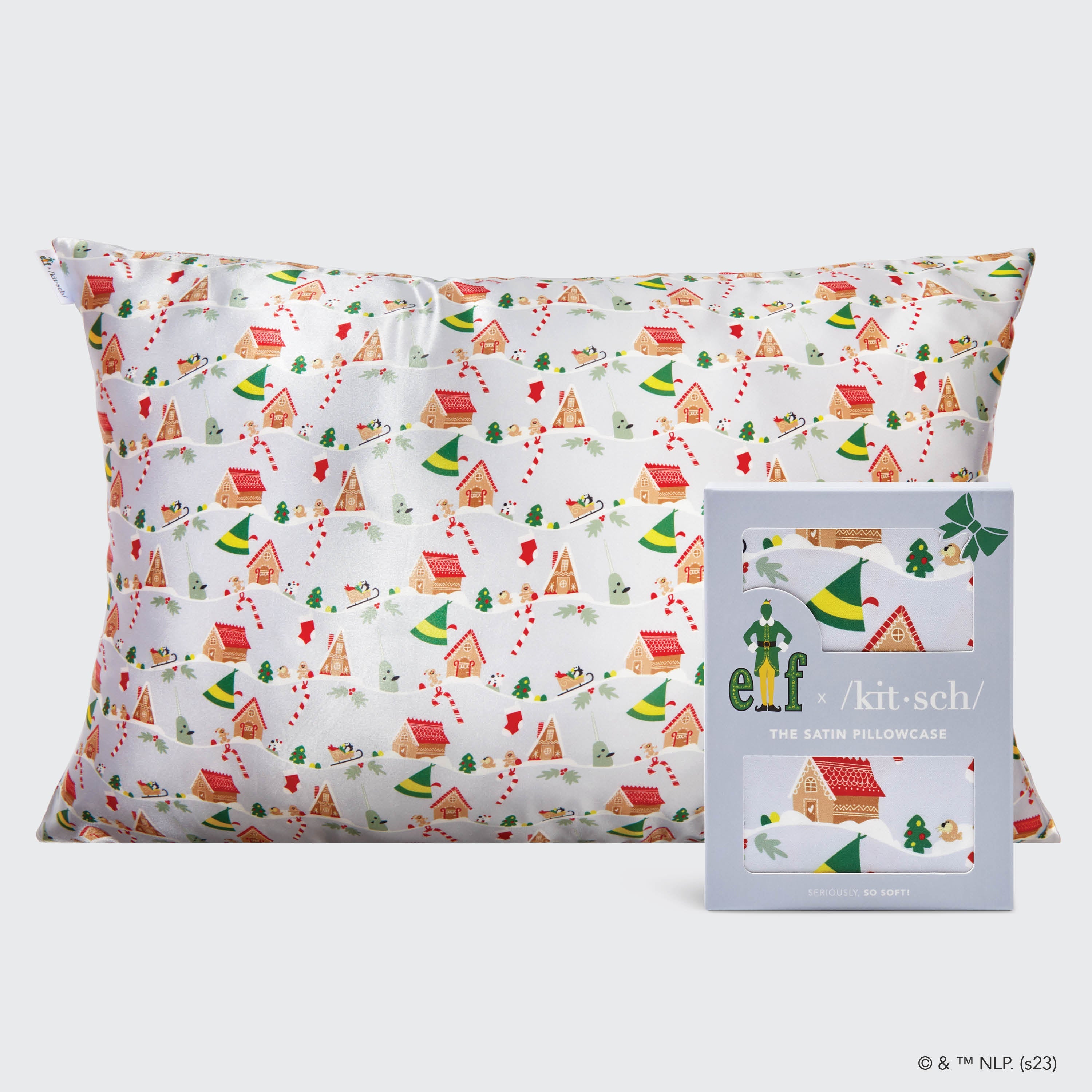 61951-ElfxKitsch-SatinPillowcase-PeriwinkleChristmas-hero