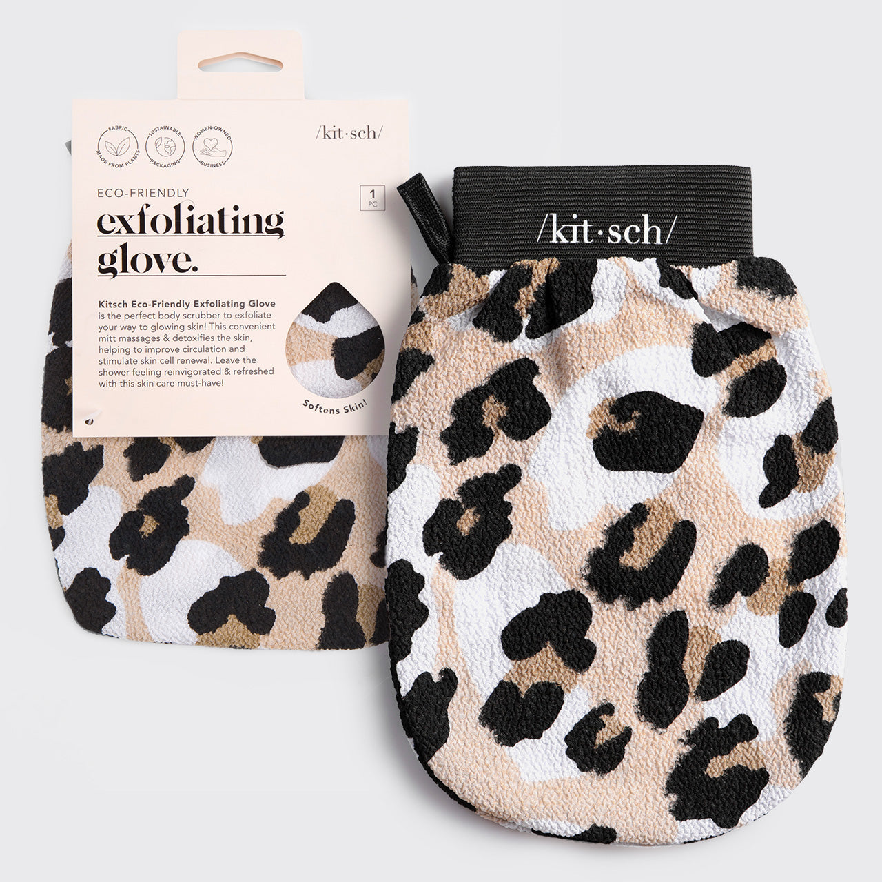 8268-ExfoliatingGlove-Cleanse-Leopard
