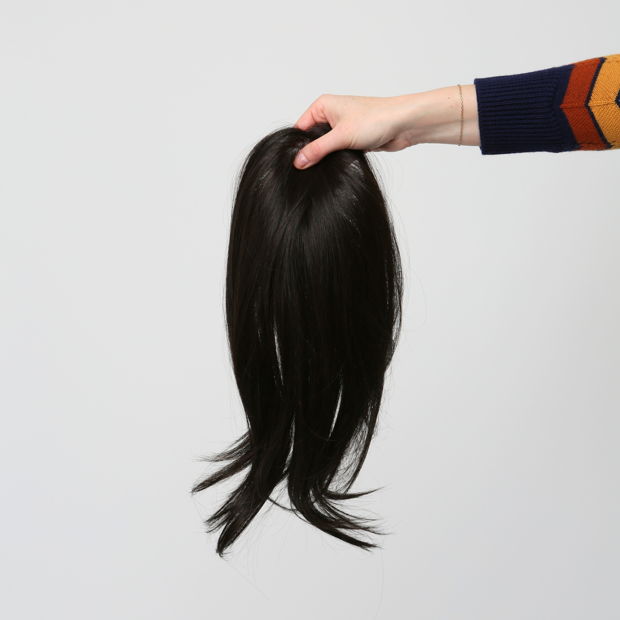 Clio 12 L | Remy Human Hair Topper (Hand-Tied)
