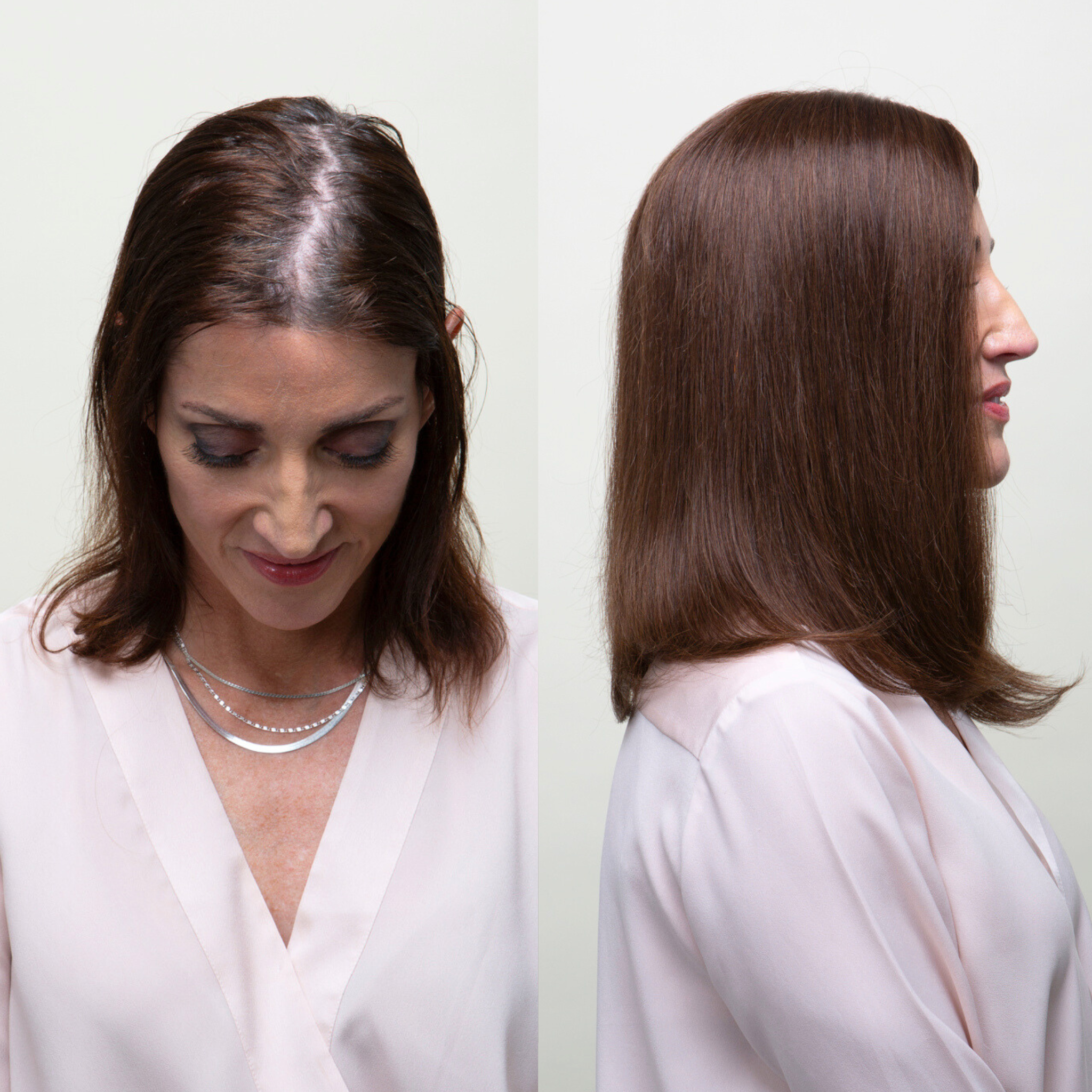 Clio 14 L French | Remy Human Hair Topper (Hand-Made)