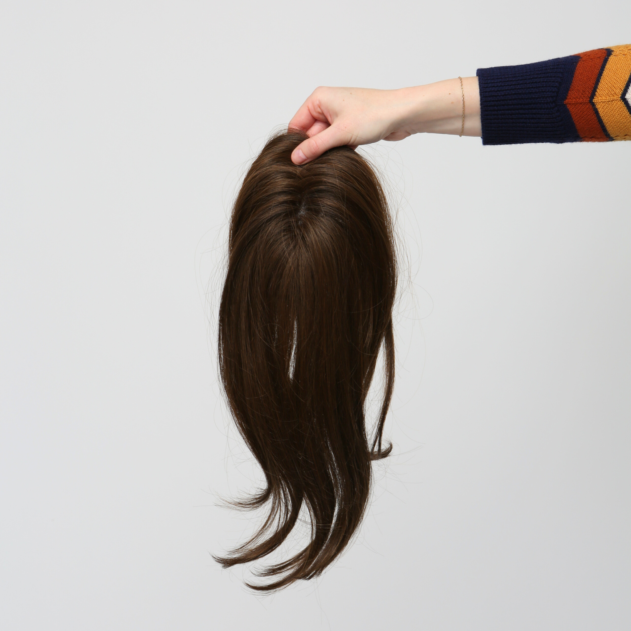 Clio 12 L | Remy Human Hair Topper (Hand-Tied)