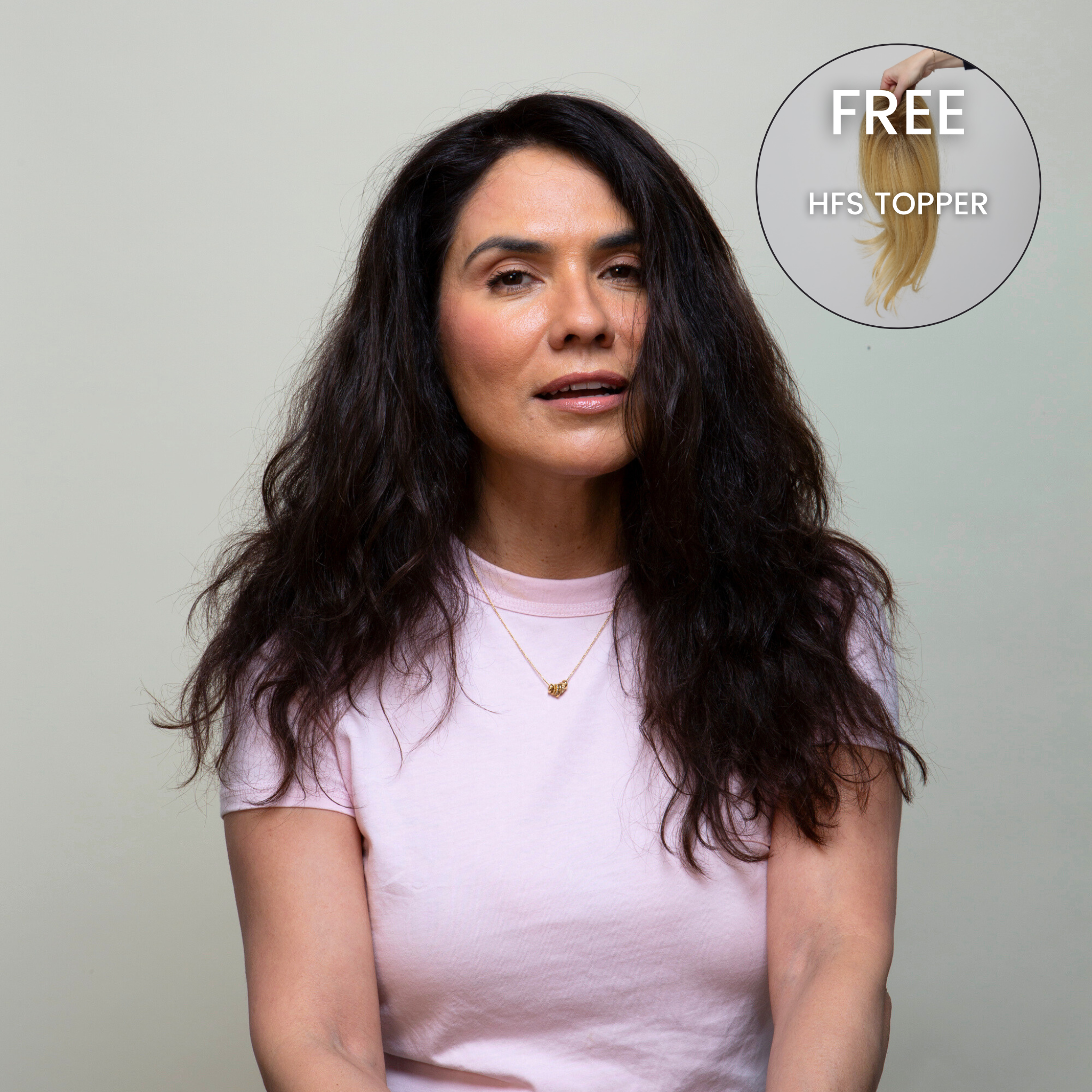 Clio 14 M | Remy Human Hair Topper (Hand-Made)
