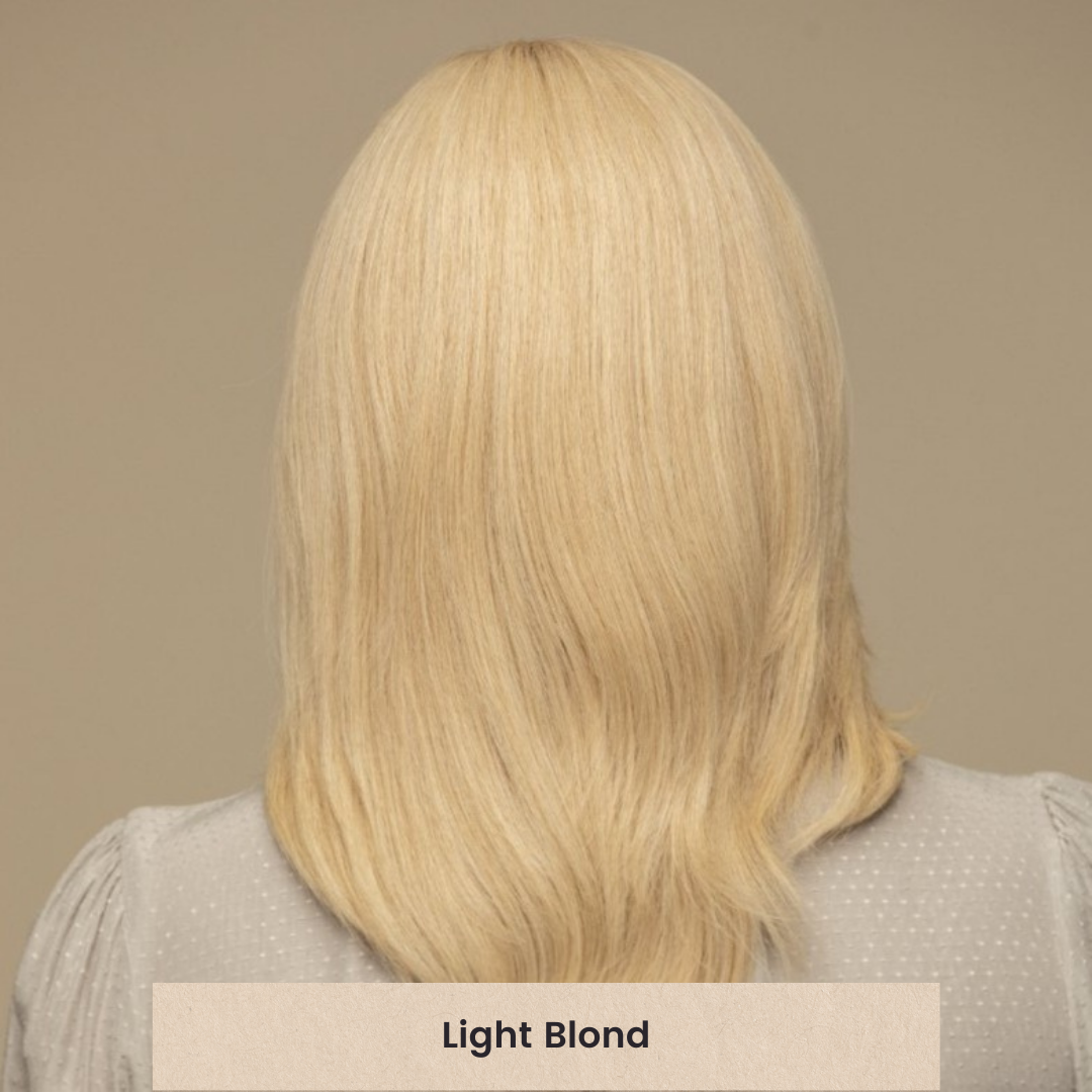 Liv | Remy Human Hair Lace Front Wig (Hand-Tied) for alopecia from Dimples (model photo 4)