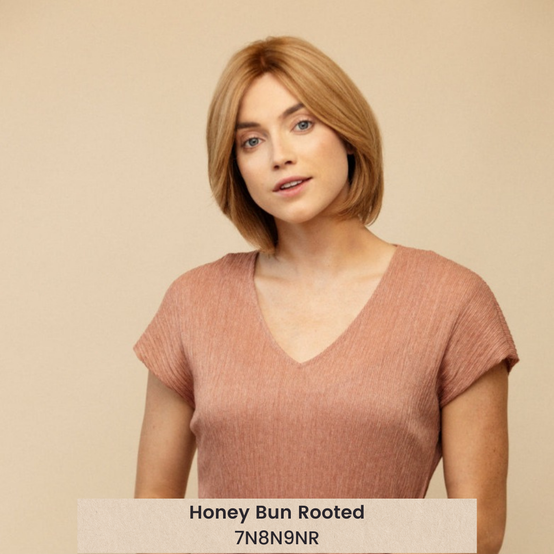Hera 8 | Remy Human Hair Lace Front Wig (Hand-Tied) for alopecia from Dimples (model photo 1)