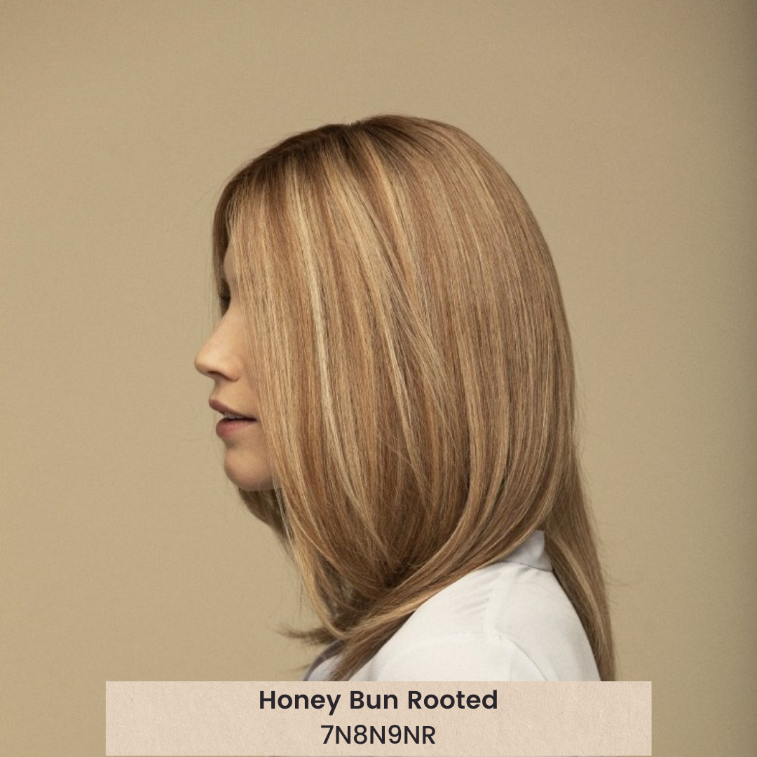HERA 15 | Remy Human Hair Lace Front WIG (Hand-Tied) for alopecia from Dimples side angle