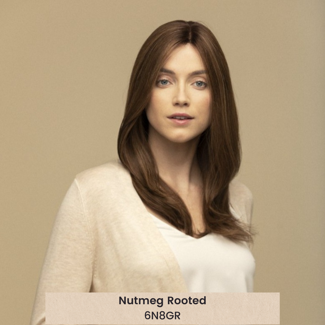 Hera 19 | Remy Human Hair Lace Front Wig (Hand-Tied) for alopecia from Dimples (model photo 1)