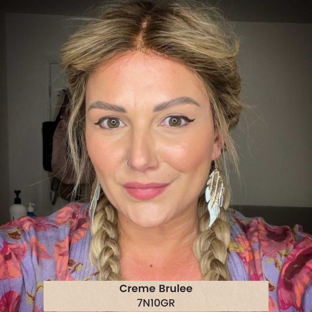Braided Hera 23 | Remy Human Hair Lace Front Wig (Hand-Tied) for alopecia from Dimples (Jo photo 1)