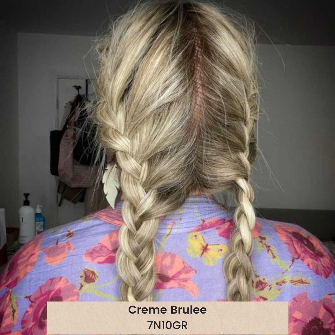 Braided Hera 23 | Remy Human Hair Lace Front Wig (Hand-Tied) for alopecia from Dimples (Jo photo 2)