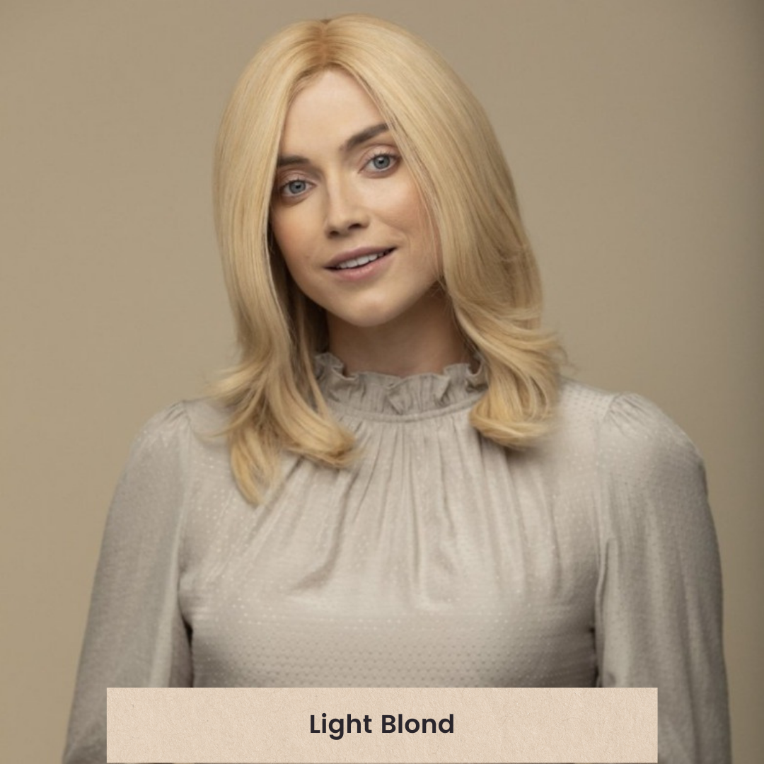 Liv | Remy Human Hair Lace Front Wig (Hand-Tied) for alopecia from Dimples (model photo 2)