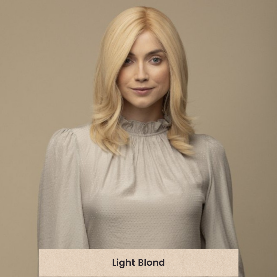 Liv | Remy Human Hair Lace Front Wig (Hand-Tied) for alopecia from Dimples (model photo 1)