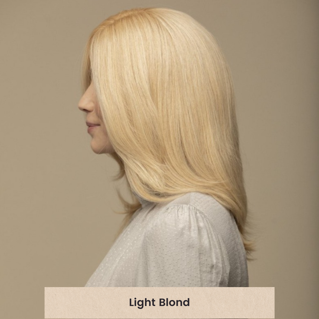 Liv | Remy Human Hair Lace Front Wig (Hand-Tied) for alopecia from Dimples (model photo 3)