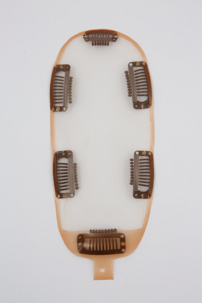 Base cap of the Clio 14 M | Remy Human Hair Topper (Hand-Made) for hair loss from Dimples