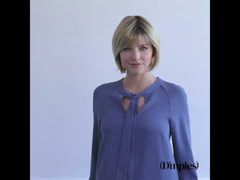 Lucy | Synthetic Hair Lace Front Wig (Mono-Top) Short Video Clip