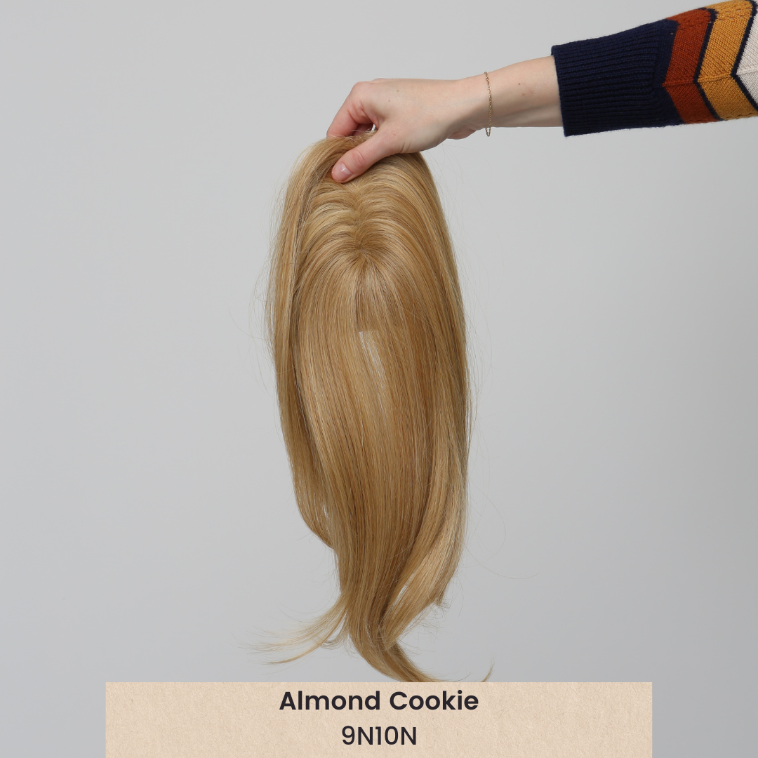Clio 18 M | Heat Friendly Synthetic Hair Topper (Hand-Tied)